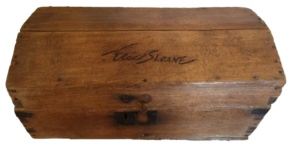 Eric Sloane Painting Box where he kept his paints